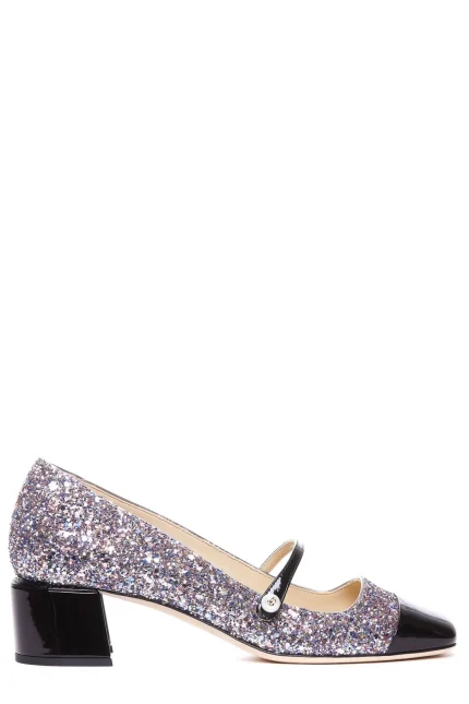 Jimmy Choo Elisa Square-Toe Pumps