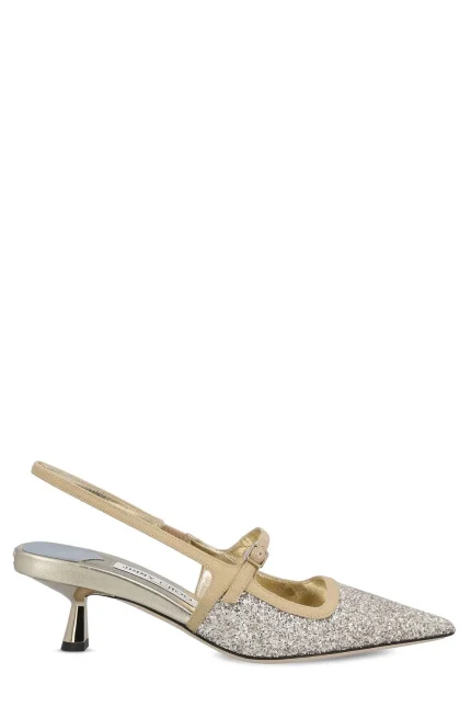 Jimmy Choo Embellished Pointed Toe Pumps