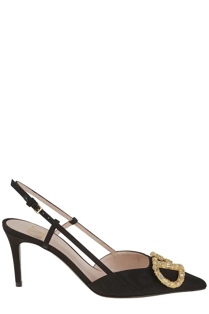Valentino VLogo Signature Pointed Toe Pumps