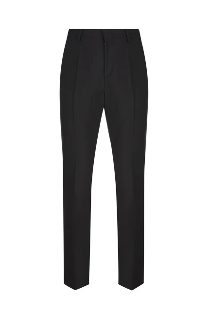 Valentino Pleated Straight Leg Trousers