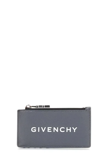 Givenchy Logo Printed Zipped Wallet