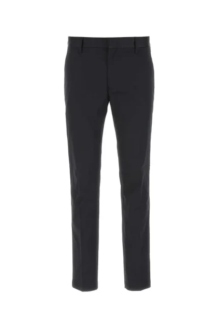 Emporio Armani Straight-Leg Slim-Cut Tailored Trousers