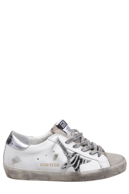 Golden Goose Deluxe Brand Super Star Lace-Up Sneakers
