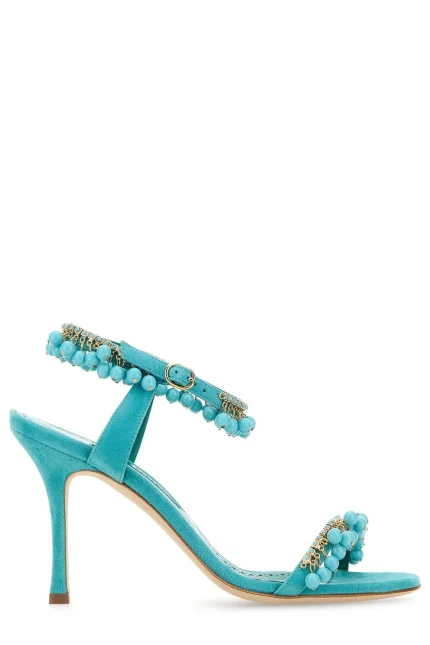 Manolo Blahnik Embellished Sandals