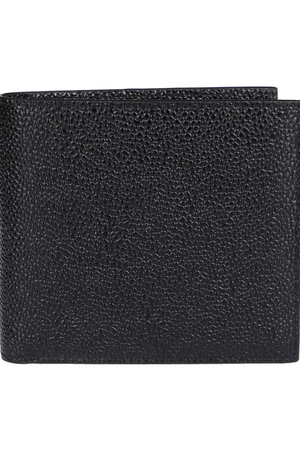 Thom Browne Pebble Textured Bifold Wallet