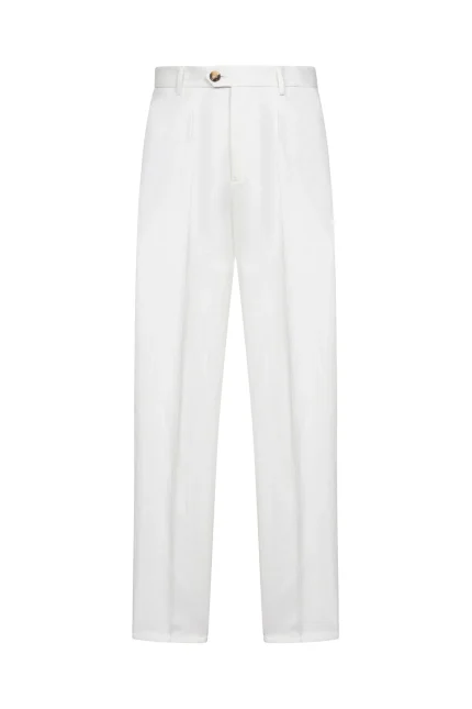 Brunello Cucinelli Pleated Tapered Leg Trousers