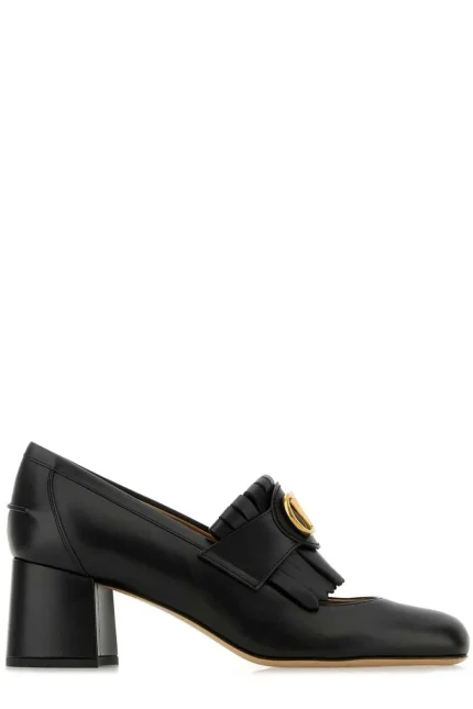 Valentino VLogo Signature Fringe Detailed Pumps