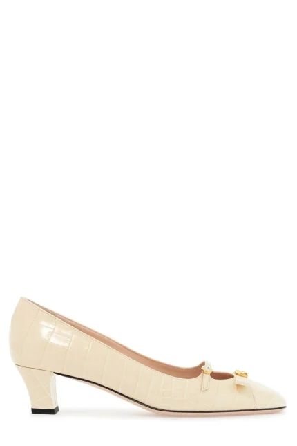 Valentino Bowow Décolleté Square Toe Pumps