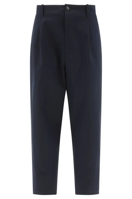 Valentino Mid-Rise Pleated Straight Leg Trousers