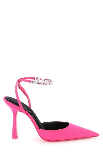 Alexander Wang Delphine Logo Strap Pumps