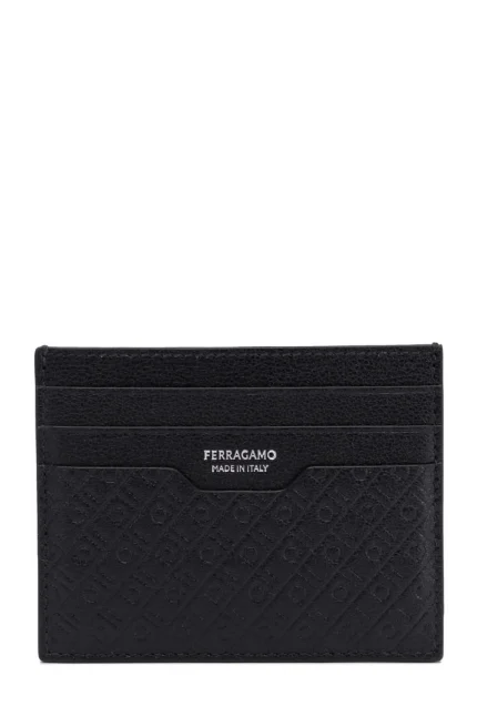 Ferragamo Mini Embossed Card Holder