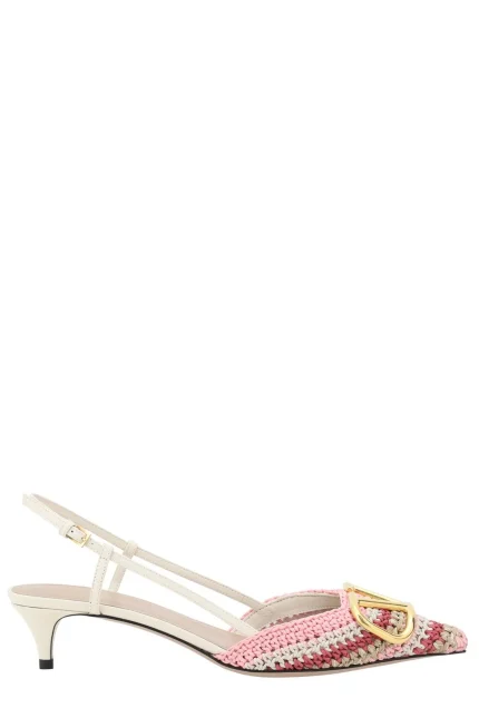 Valentino VLogo Signature Pointed Toe Pumps