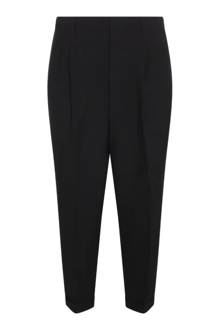 AMI Paris Pressed Crease Cropped Trousers