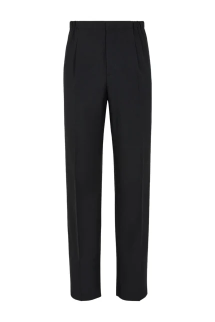 Fendi Logo Patch Elasticated Waist Trousers