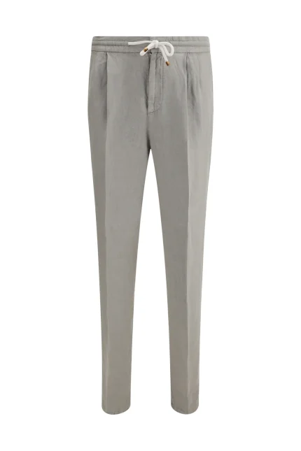Brunello Cucinelli Elasticated Waistband Drawstring Pants