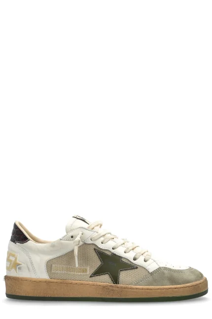 Golden Goose Deluxe Brand Star Patch Lace-Up Sneakers