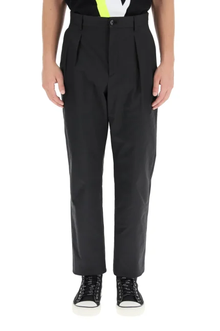 Valentino Pleated Straight Leg Pants