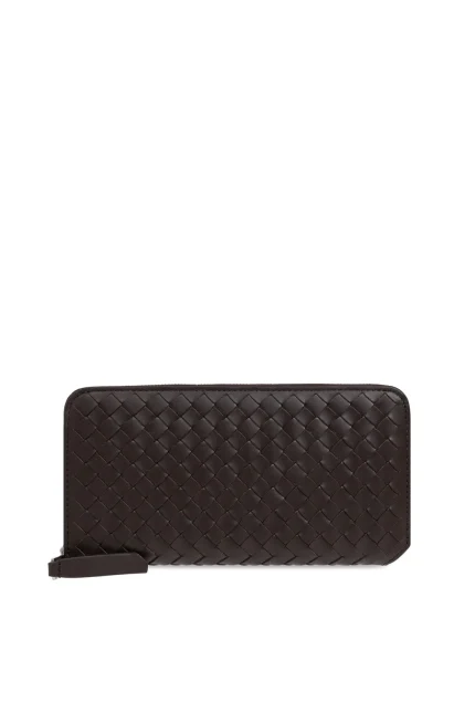 Bottega Veneta Intrecciato Piccolo Zip Around Wallet