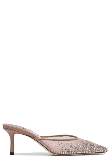 Jimmy Choo Vivi 65 Embellished Mules