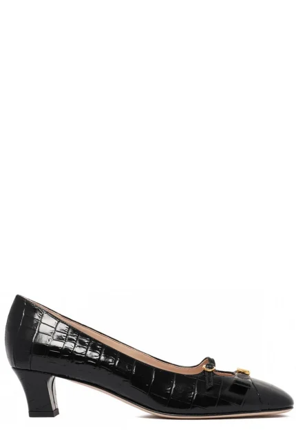 Valentino Bowow Décolleté Square Toe Pumps