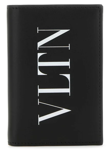 Valentino VLTN Logo Printed Bi-Fold Cardholder