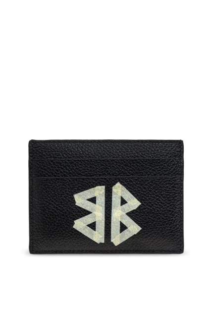 Balenciaga BB Logo Tape Type Cash Card Holder