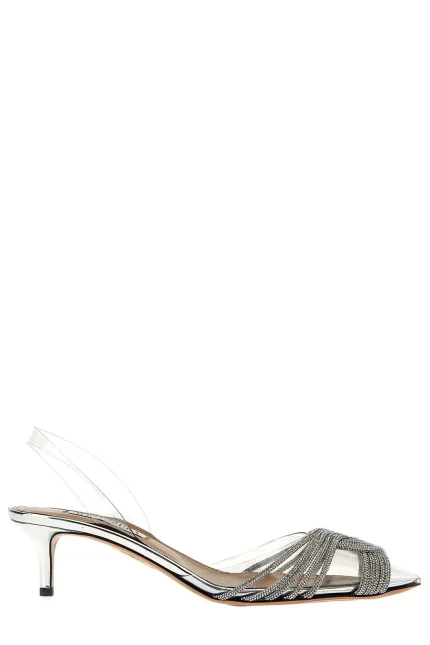 Aquazzura Gatsby Slingback Pointed Toe Pumps