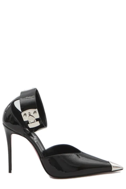 Christian Louboutin Lock Me Up Pointed Toe Pumps