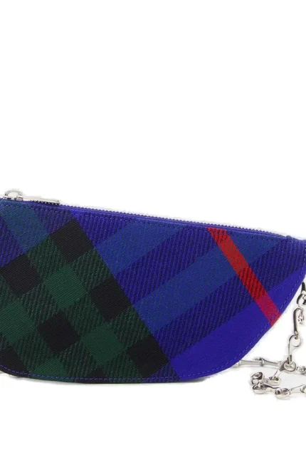 Burberry Micro Shield Chain-Linked Wallet