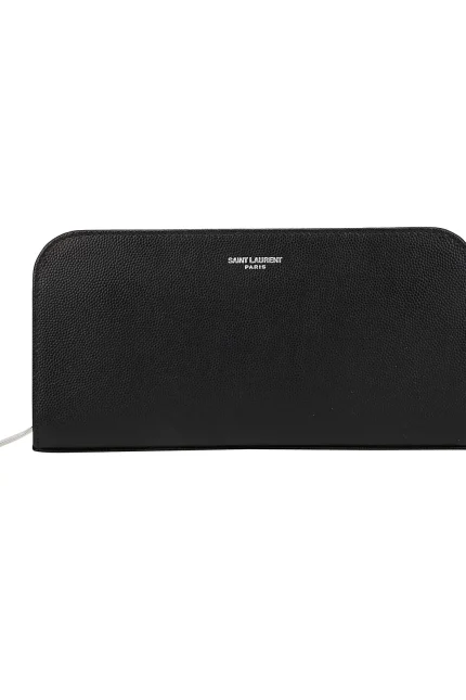 Saint Laurent Paris Zip Around Wallet