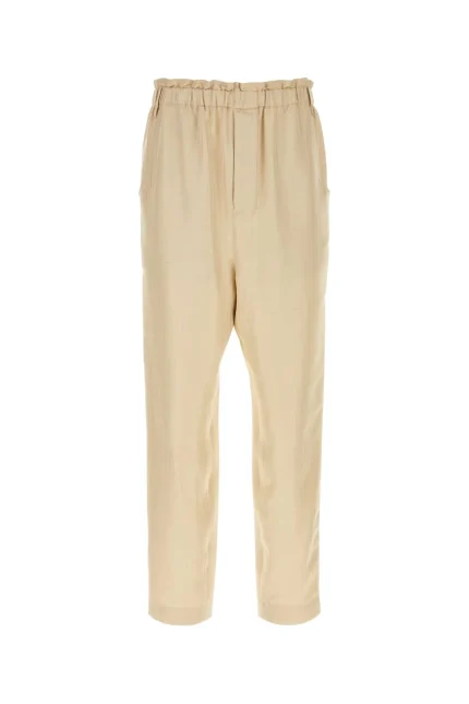 Saint Laurent Striped High Waist Trousers