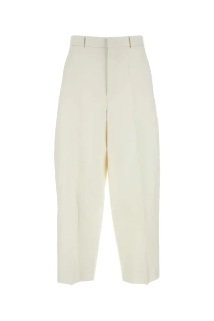 Valentino Pleat Detailed Cropped Pants