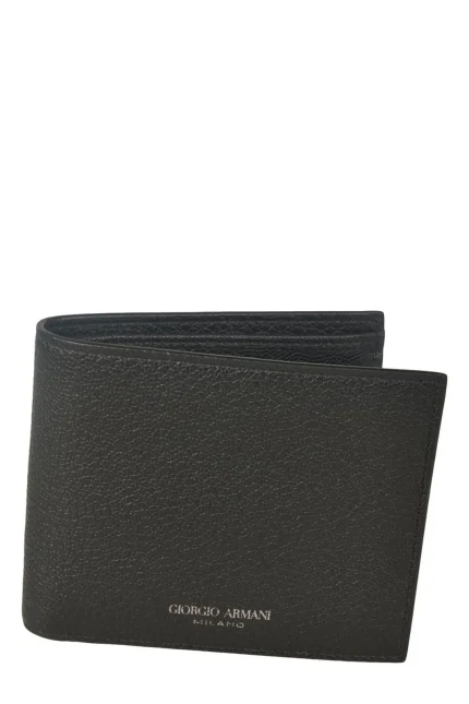 Giorgio Armani Logo-Stamp Bifold Wallet