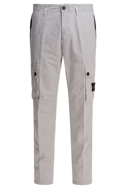 Stone Island Brushed Old Effect Slim Fit Cargo Trousers
