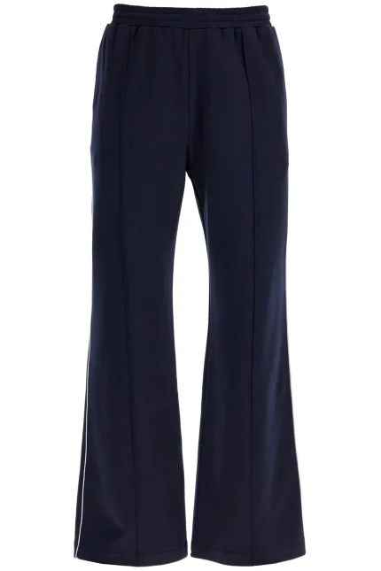 Valentino Logo Plaque Straight Leg Pants