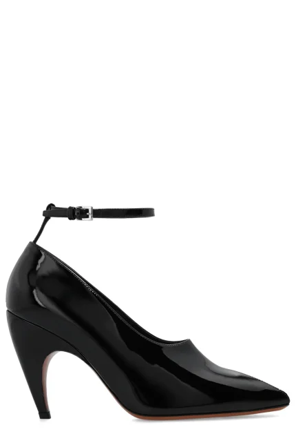 Alaïa Ankle-Strap Shark Pumps