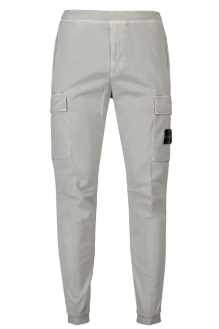 Stone Island Compass-Badge Tapered Cargo Trousers
