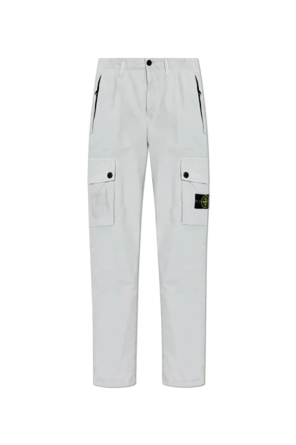 Stone Island Brushed Old Effect Slim Fit Cargo Trousers