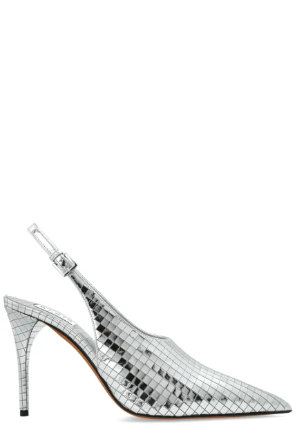 Alaïa Art Deco Slingback Pumps