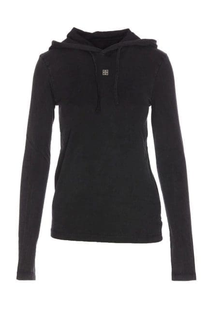 Givenchy 4G Plaque Drawstring Hoodie