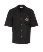 Alexander McQueen The Seal Embellished Buttoned Shirt