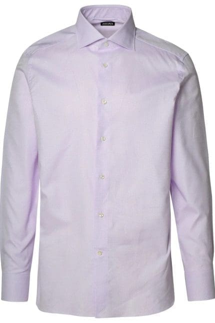 Z Zegna Long Sleeved Buttoned Shirt