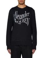 Alexander McQueen Warped Logo Sweatshirt