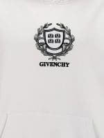 Givenchy Logo Embroidered Drawstring Hoodie