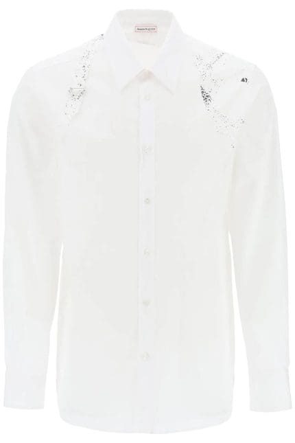 Alexander McQueen Fold Harness Buttoned Shirt