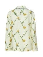 Burberry Floral Printed Sleeved Shirt