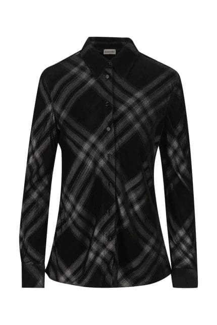 Burberry Check-Printed Long-Sleeved Buttoned Shirt