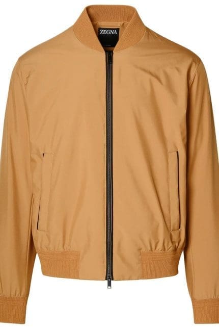 Z Zegna Zipped Bomber Jacket