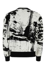Alexander McQueen Skull Jacquard Crewneck Jumper