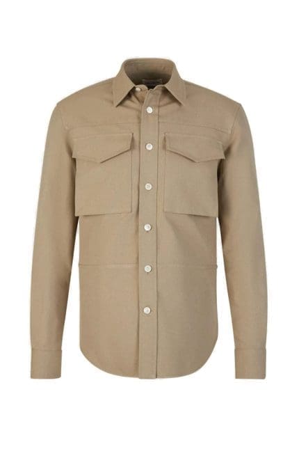 Alexander McQueen Pocket Detailed Buttoned Shirt
